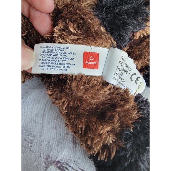 Aurora Brown Raccoon Plush 6 Inch 2017 Stuffed Animal Toy - Picture 6 of 8